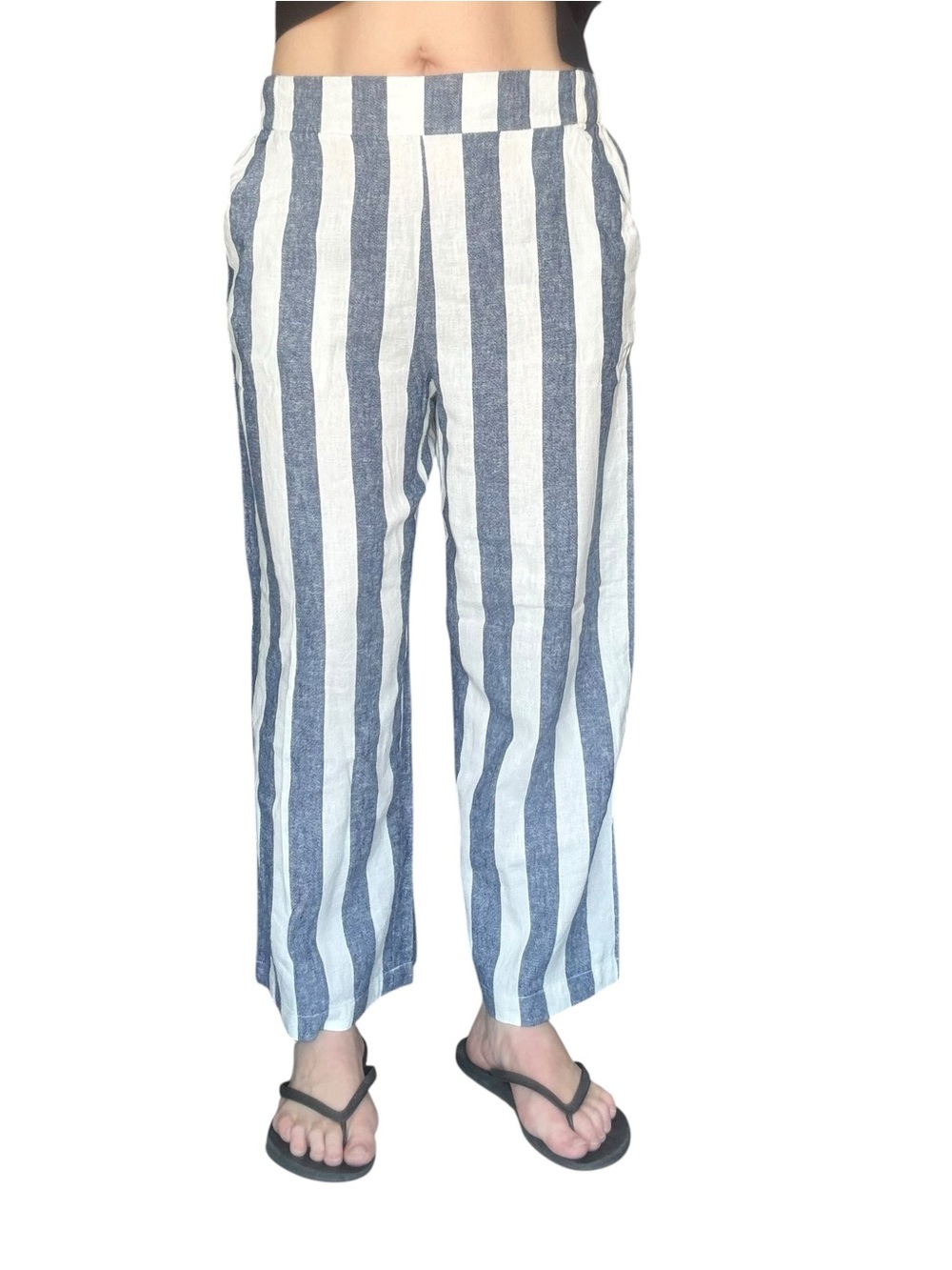NWOT wide leg striped pants